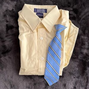 NWT Boys Long sleeve Shirt and Tie size 12